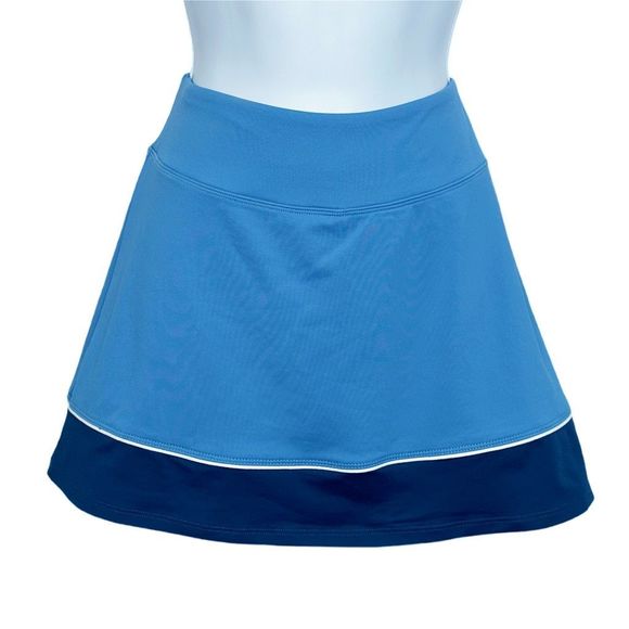Lija 13” Blue Color Block Tennis Skort - Size Small - Picture 2 of 7